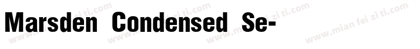 Marsden Condensed Se字体转换